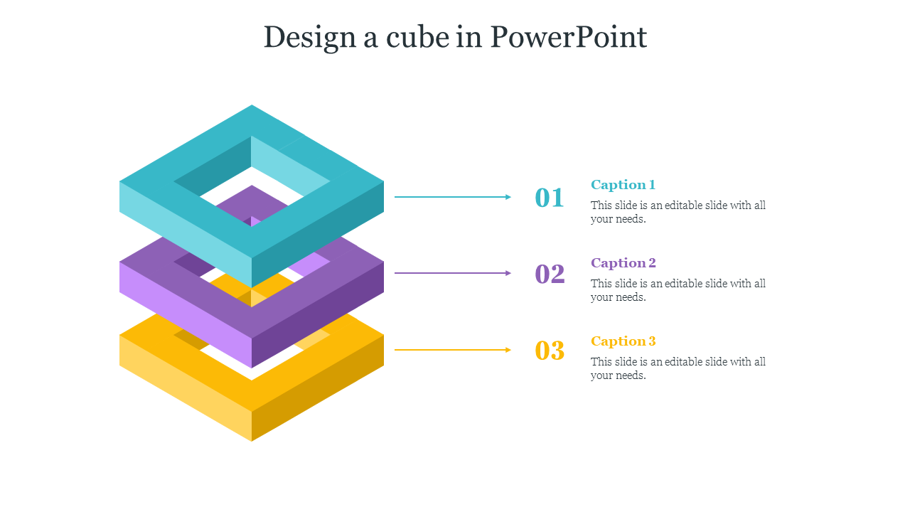 How to design a cube in powerpoint